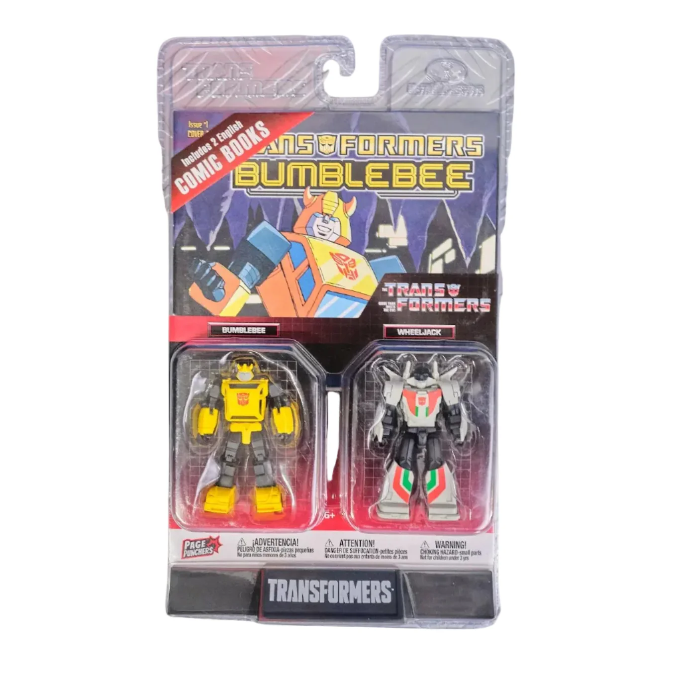 Bumblebee And Wheeljack Figures And Comic