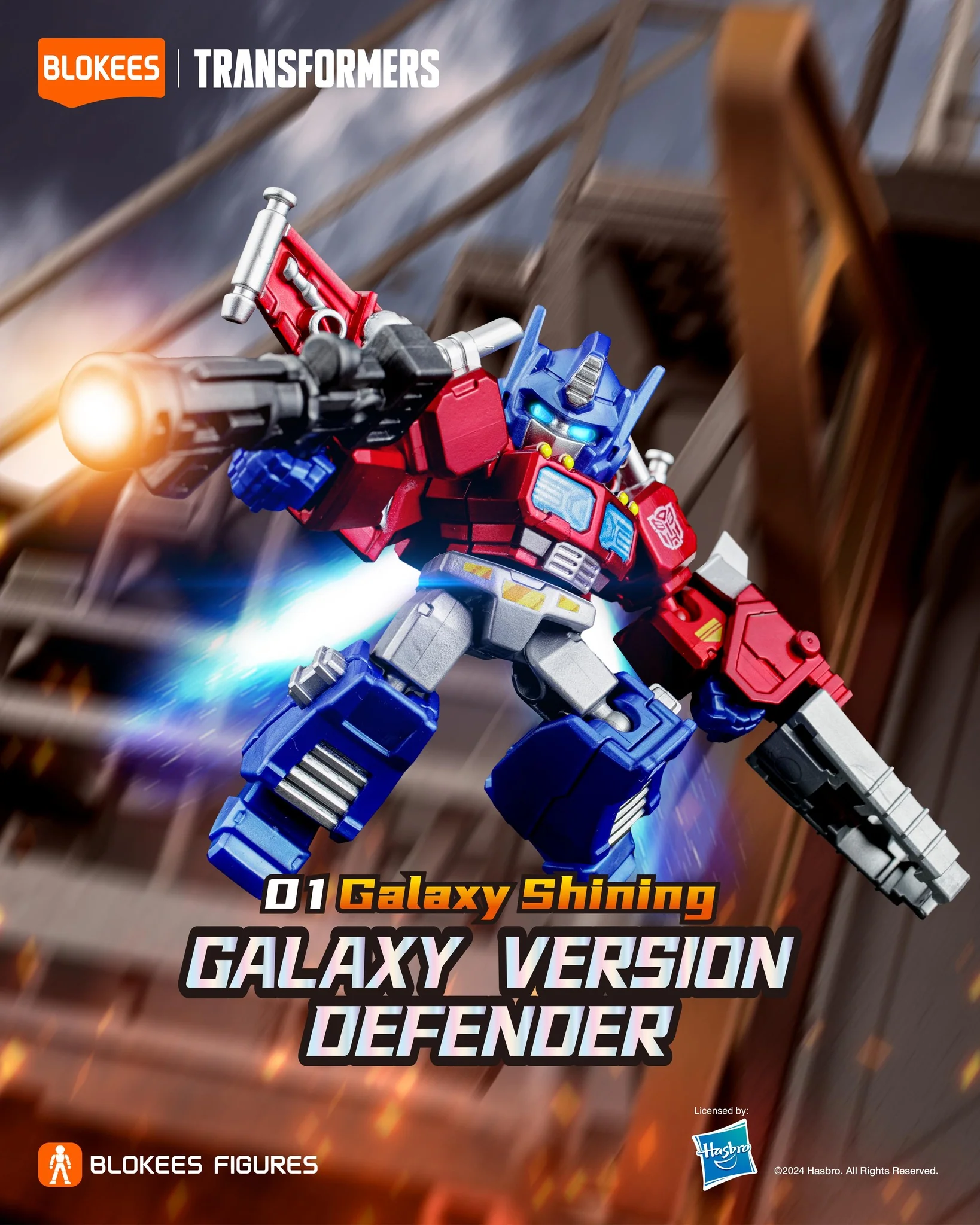 Blokees Transformers Defender Version 01 Galaxy Shining - Image 2