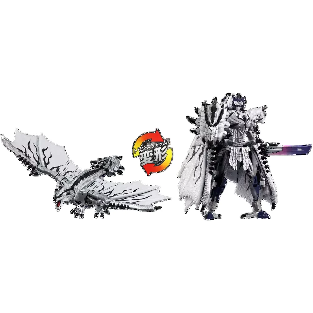 Transformers Takara Tomy Monster Hunter Silver Rathalos Prime - Image 6