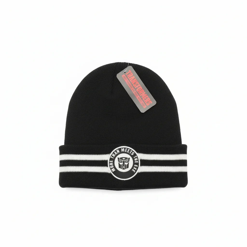 More Than Meet The Eye B&W Beanie - Image 2