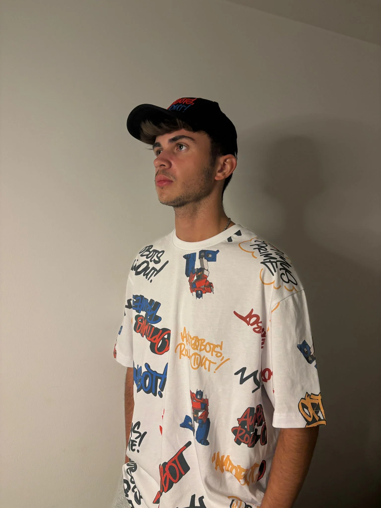 Murwalls Autobots Roll Out Oversized All Over Print T-Shirt - Image 3