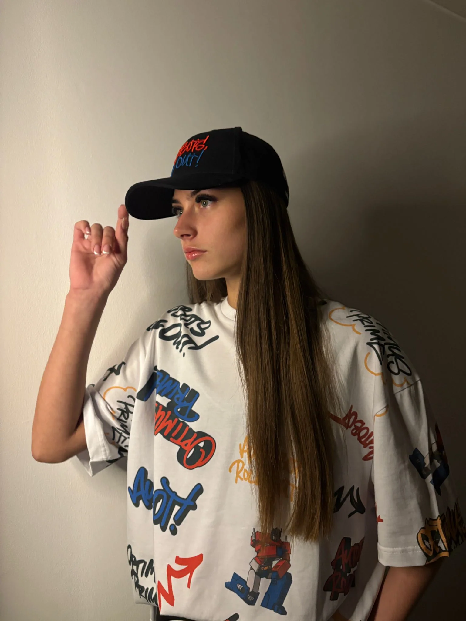 Murwalls Autobots Roll Out Oversized All Over Print T-Shirt - Image 4