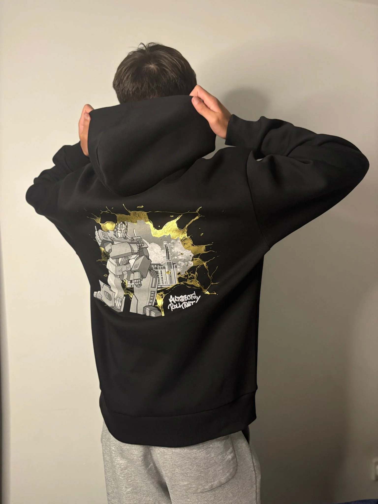 Murwalls Wall Smash Black/Gold Hoodie - Image 5