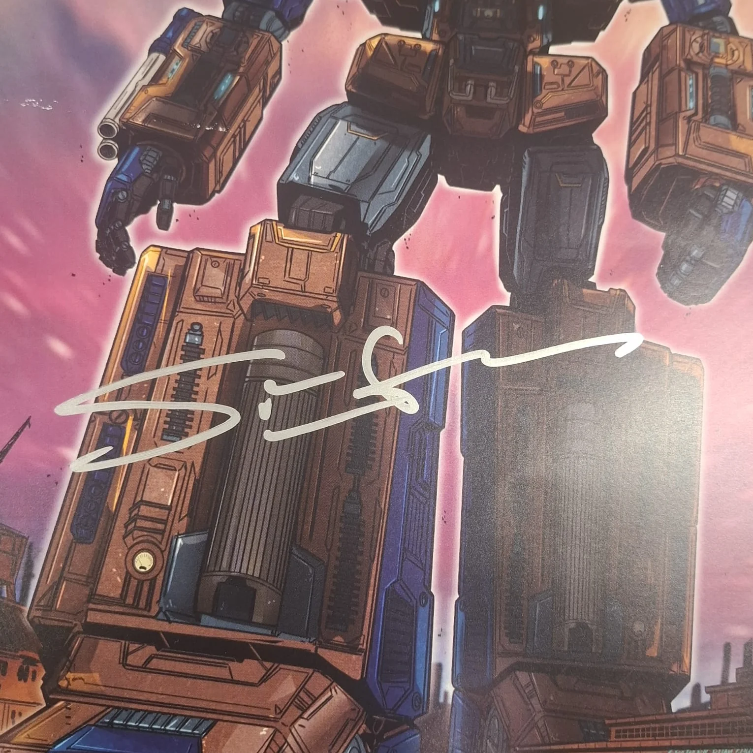 Titan Fold Out Poster 1.1 Signed by Simon Furman & Frederic Pham Chuong - Image 6