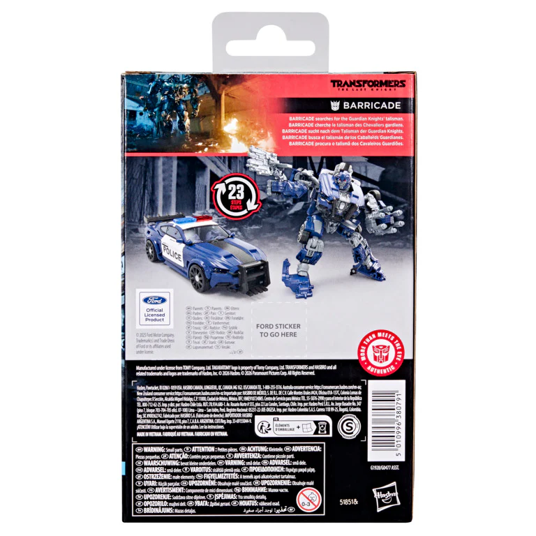 Transformers Studio Series Deluxe Class Barricade - Image 4