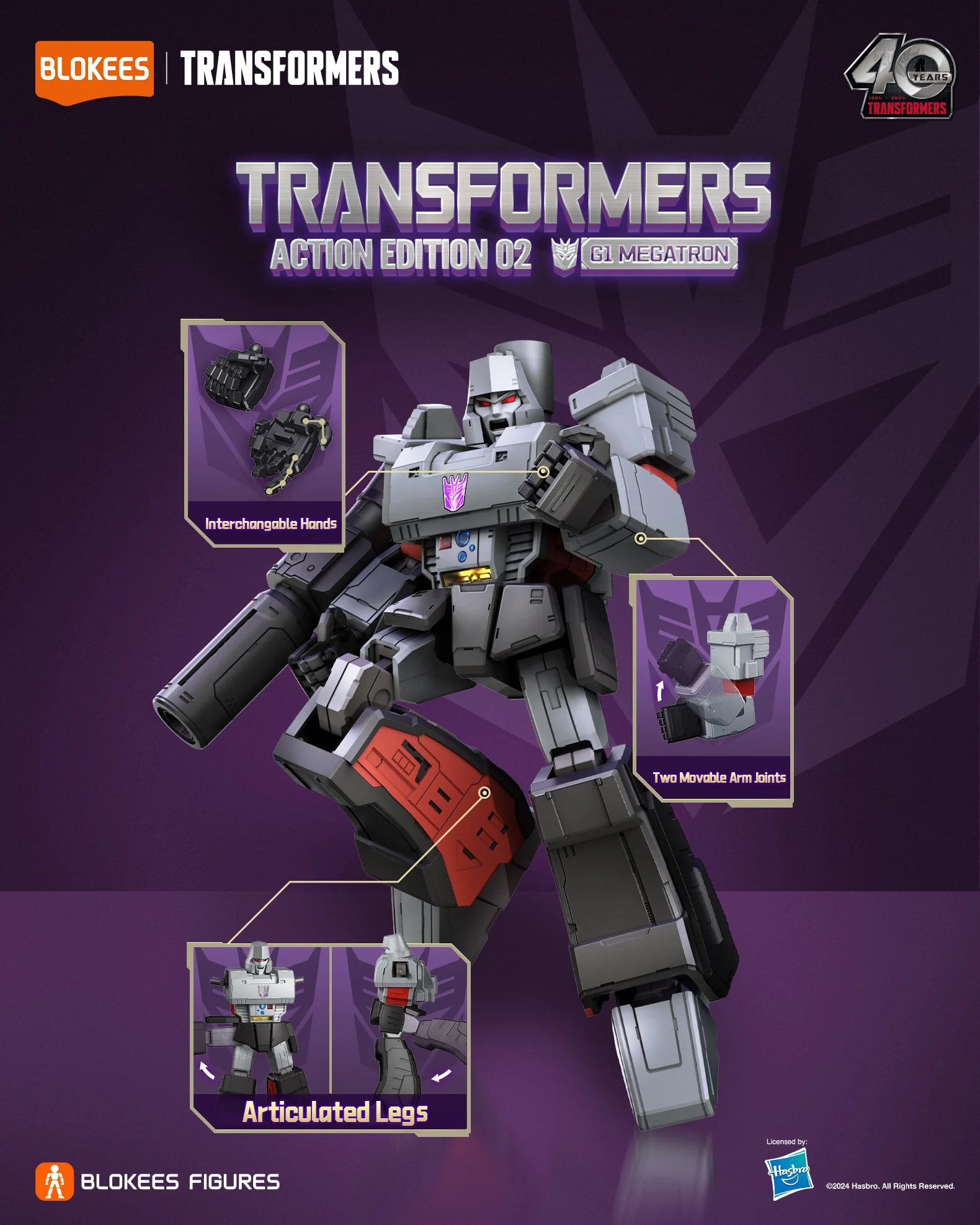 Transformers Action Edition 02 G1 Megatron Figurine - Image 9
