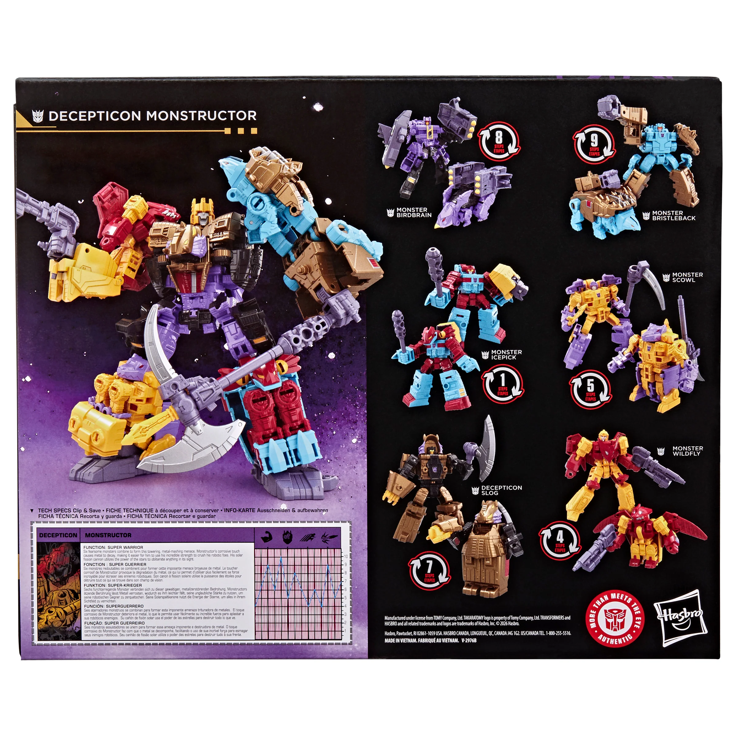 Transformers Age of the Primes Decepticon Monstructor - Image 5