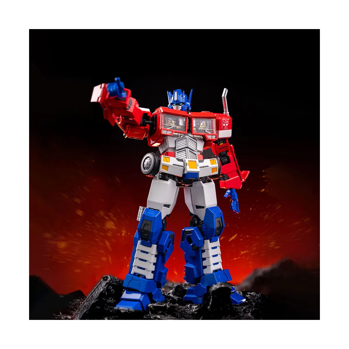 Transformers Optimus Prime Combot Diecast Figure 19cm | LED Light-Up - Image 4