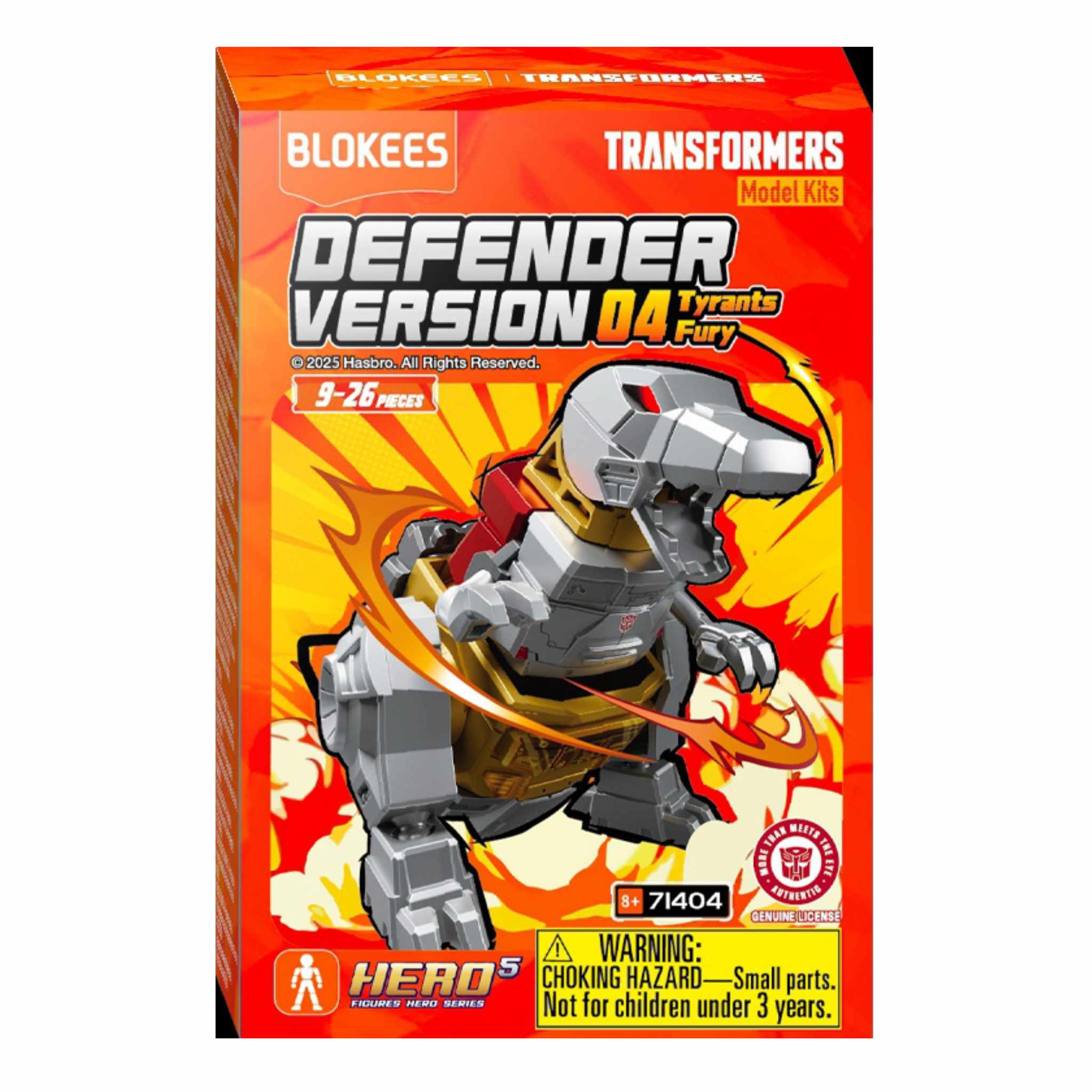 Blokees Transformers Figures Defender Version 04 Tyrants Fury Surprise