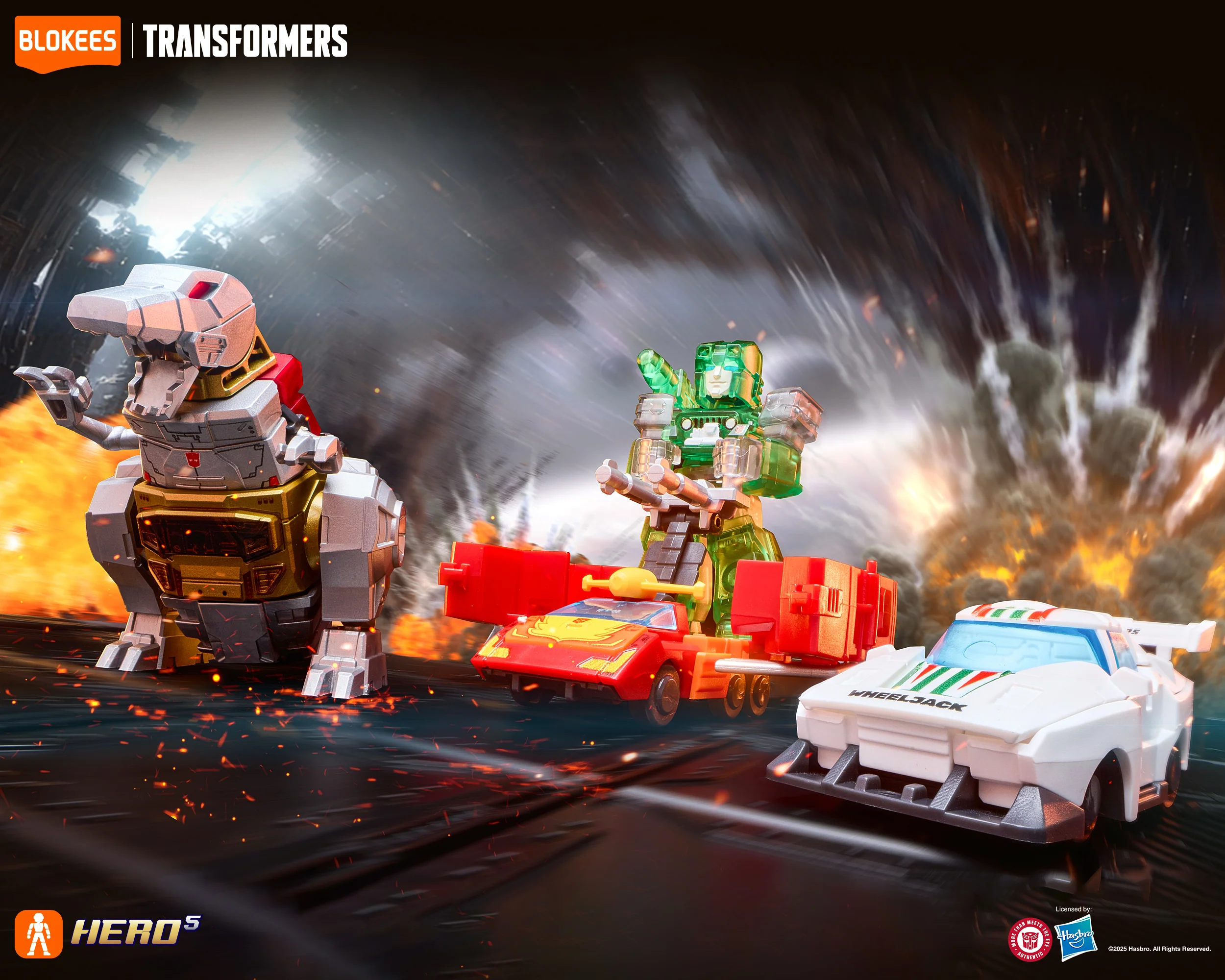 Blokees Transformers Figures Defender Version 04 Tyrants Fury Surprise - Image 10