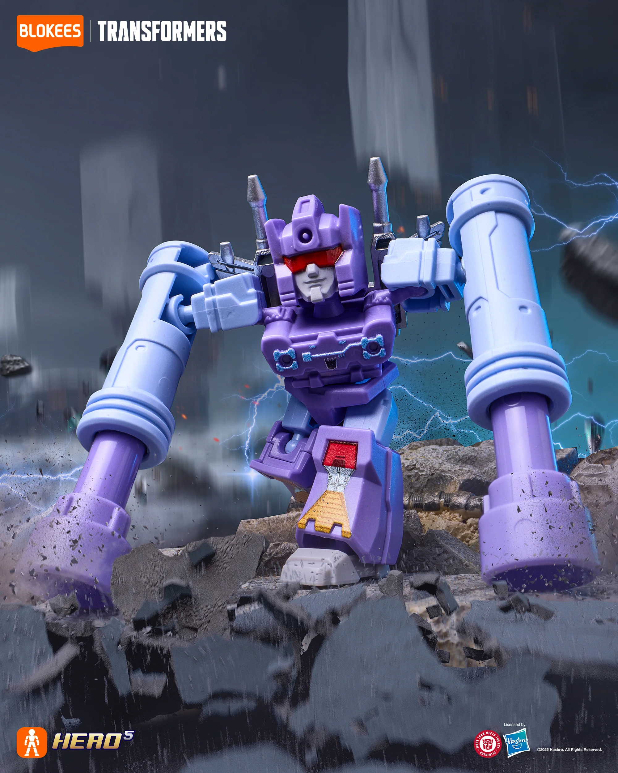 Blokees Transformers Figures Defender Version 04 Tyrants Fury Surprise - Image 2
