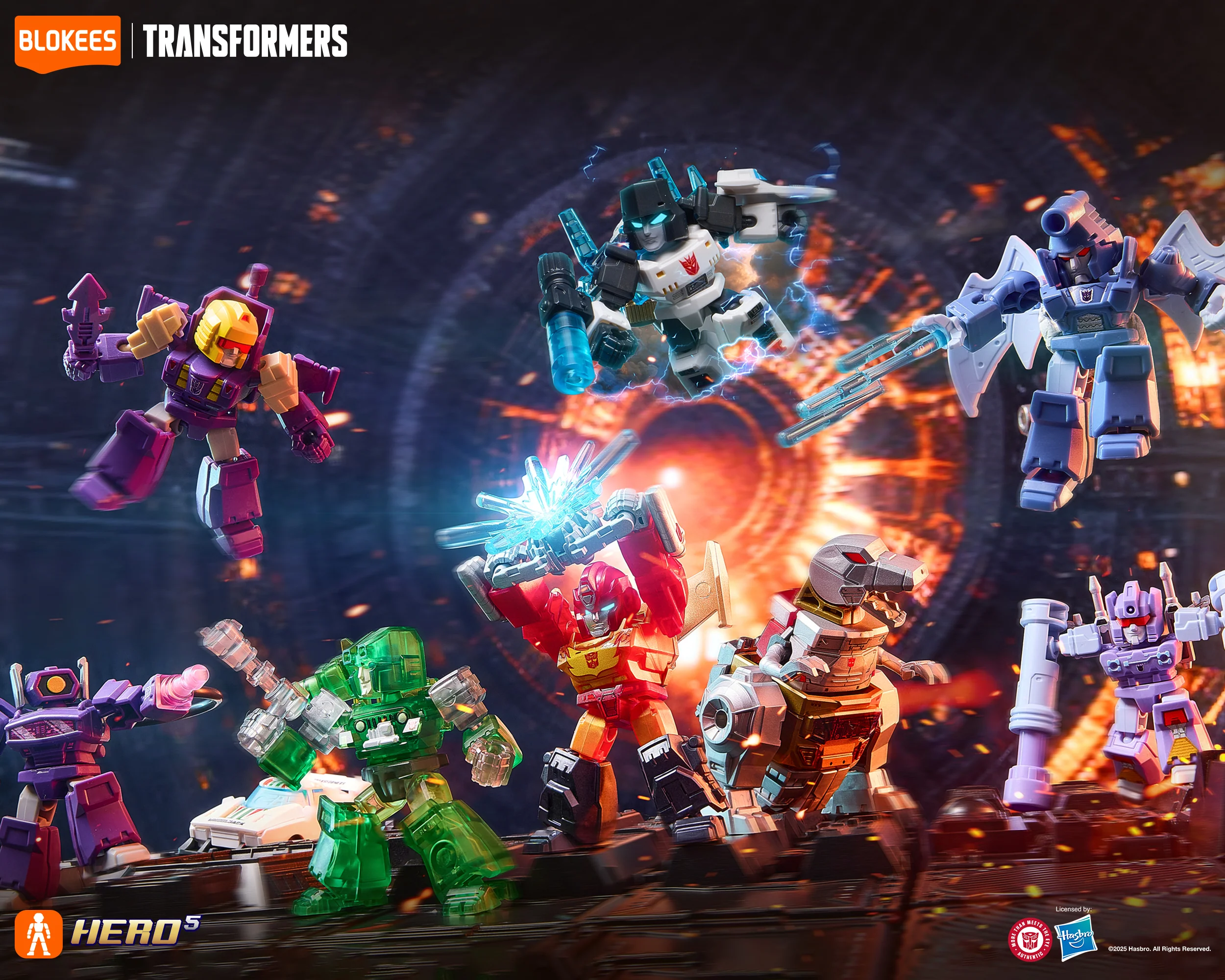Blokees Transformers Figures Defender Version 04 Tyrants Fury Surprise - Image 9