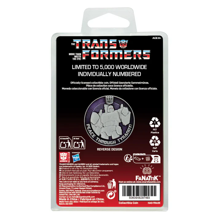 Transformers G1 Autobots Vs Decepticons Limited Edition Coin - Image 5