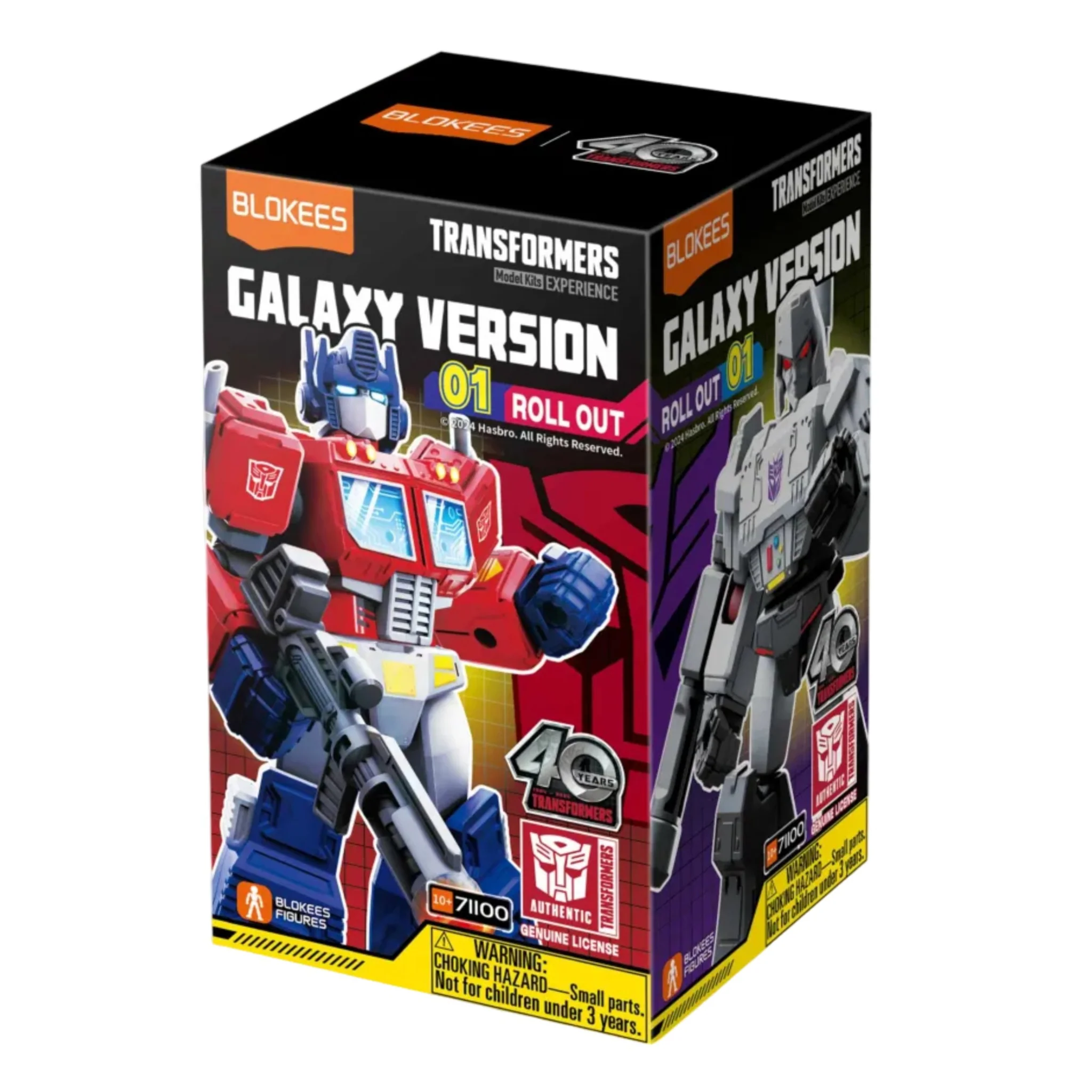 Blokees Transformers Figures Galaxy Version 01 Roll Out
