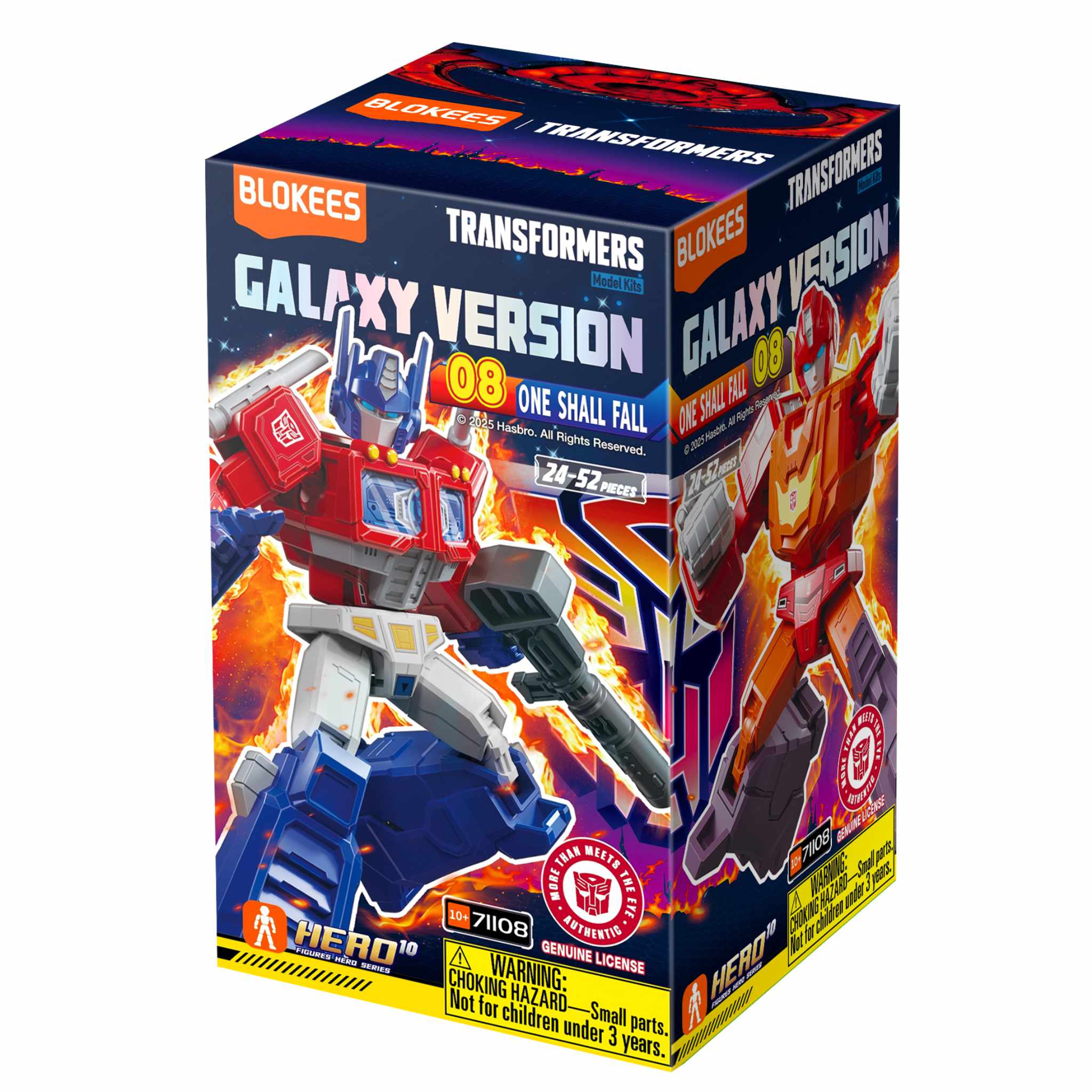 Blokees Transformers Figures Galaxy Version 08 One Shall Fall