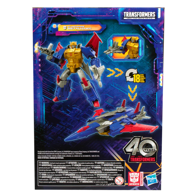 Transformers Legacy United Voyager Metalhawk Figure - Image 4