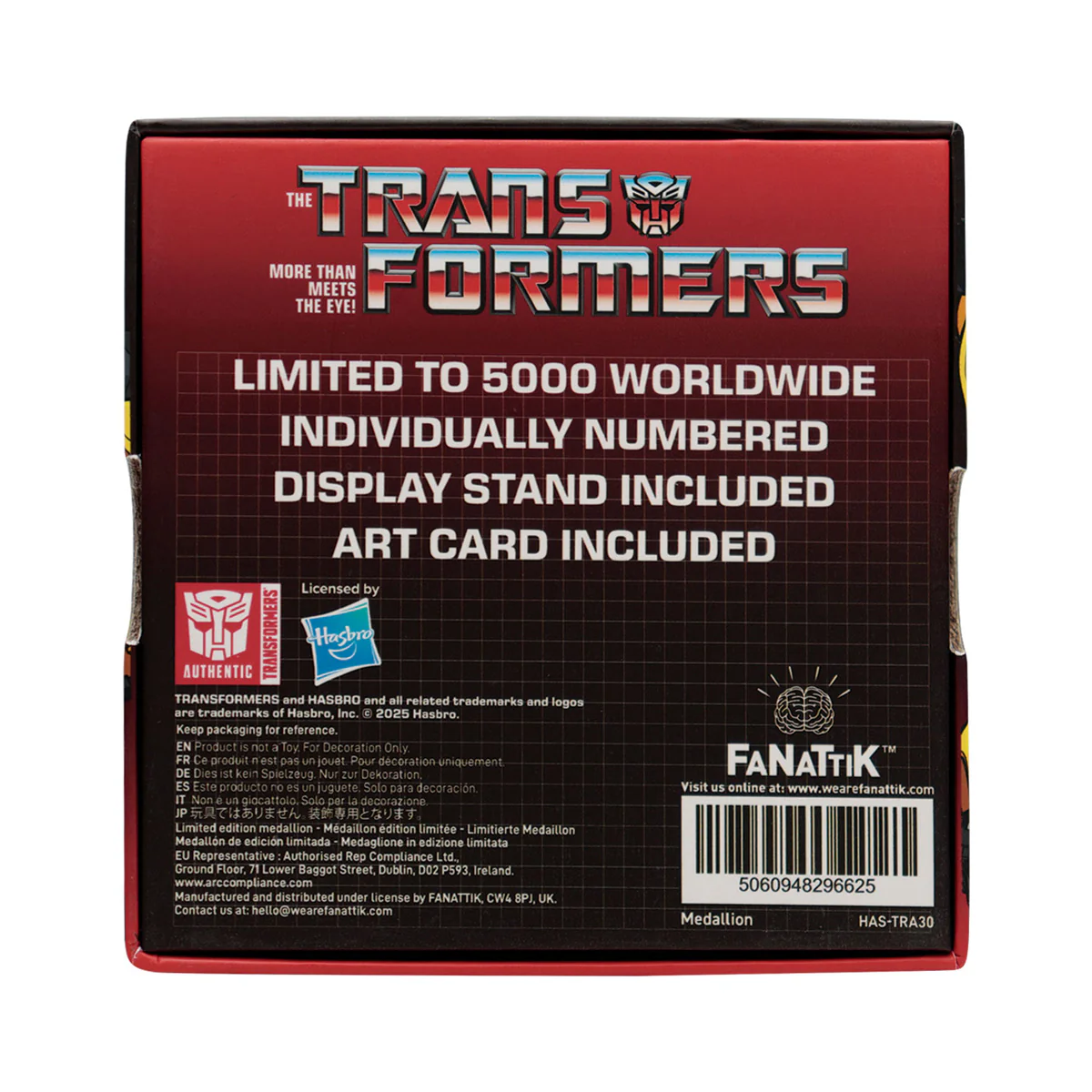 Transformers Limited Edition Bumblebee Medallion - Image 4