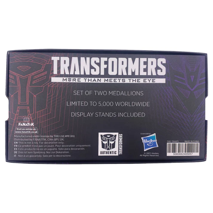 Transformers Limited Edition Medallion Set - Image 3