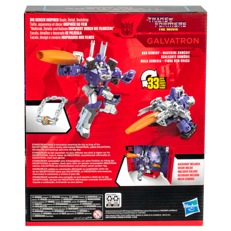 Transformers Studio Series Leader Class Transformers The Movie Galvatron - Image 4