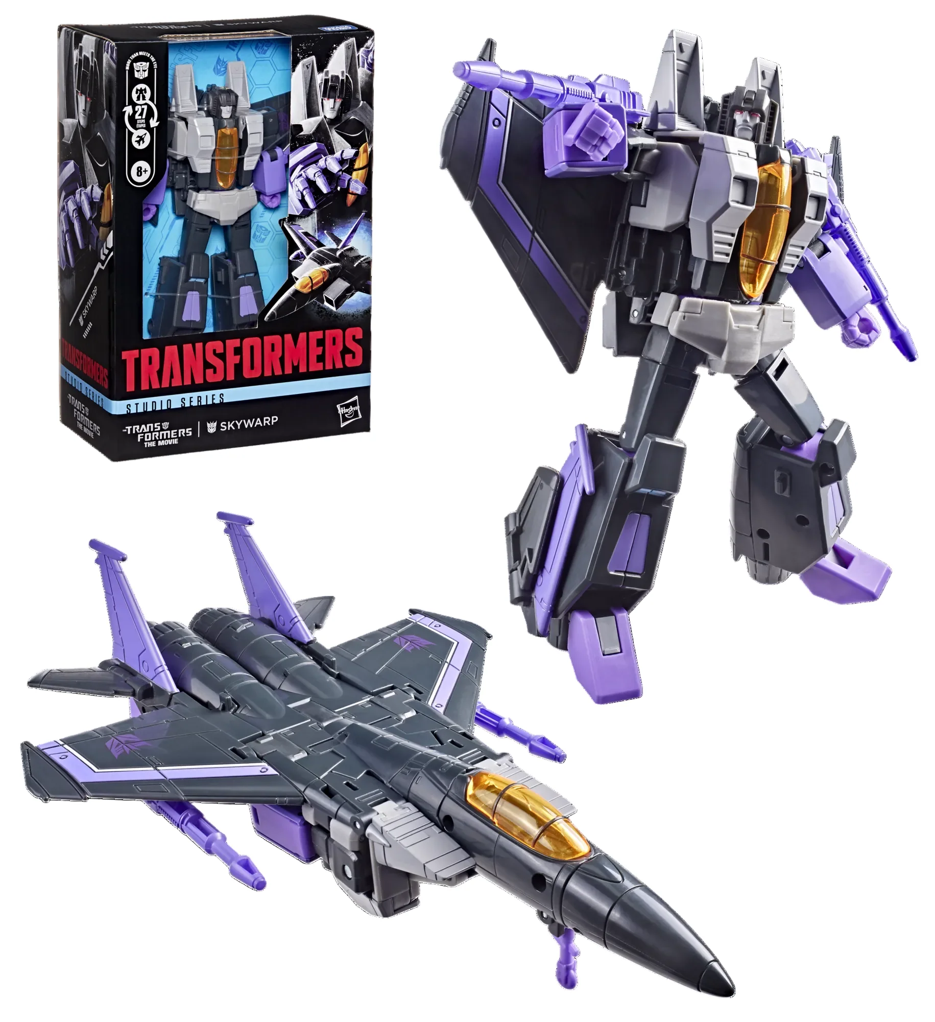 Transformers Studio Series The Transformers: The Movie Voyager Class Skywarp - Image 4
