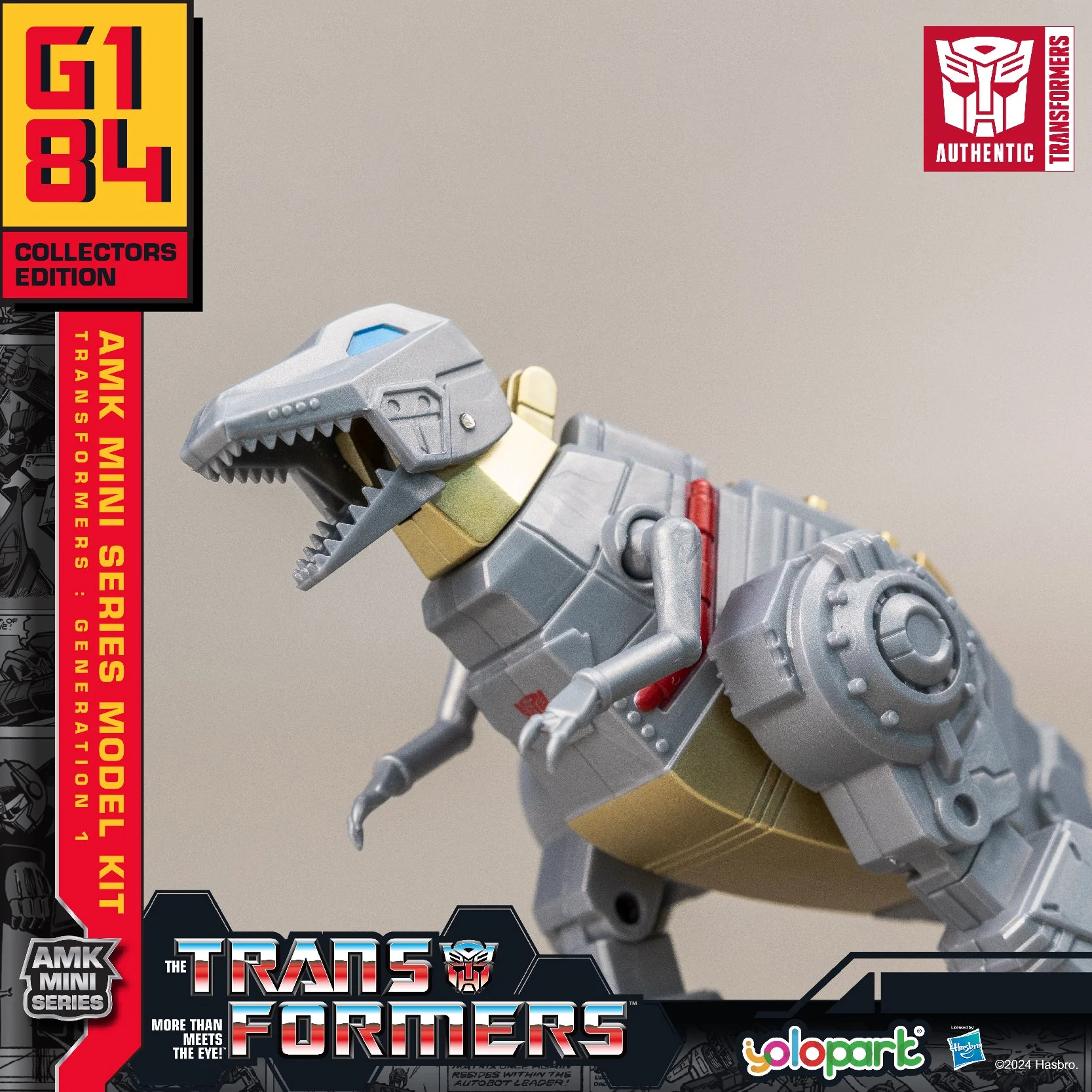 Yolopark AMK Mini G1 Grimlock - Signed by Gregg Berger - Image 4