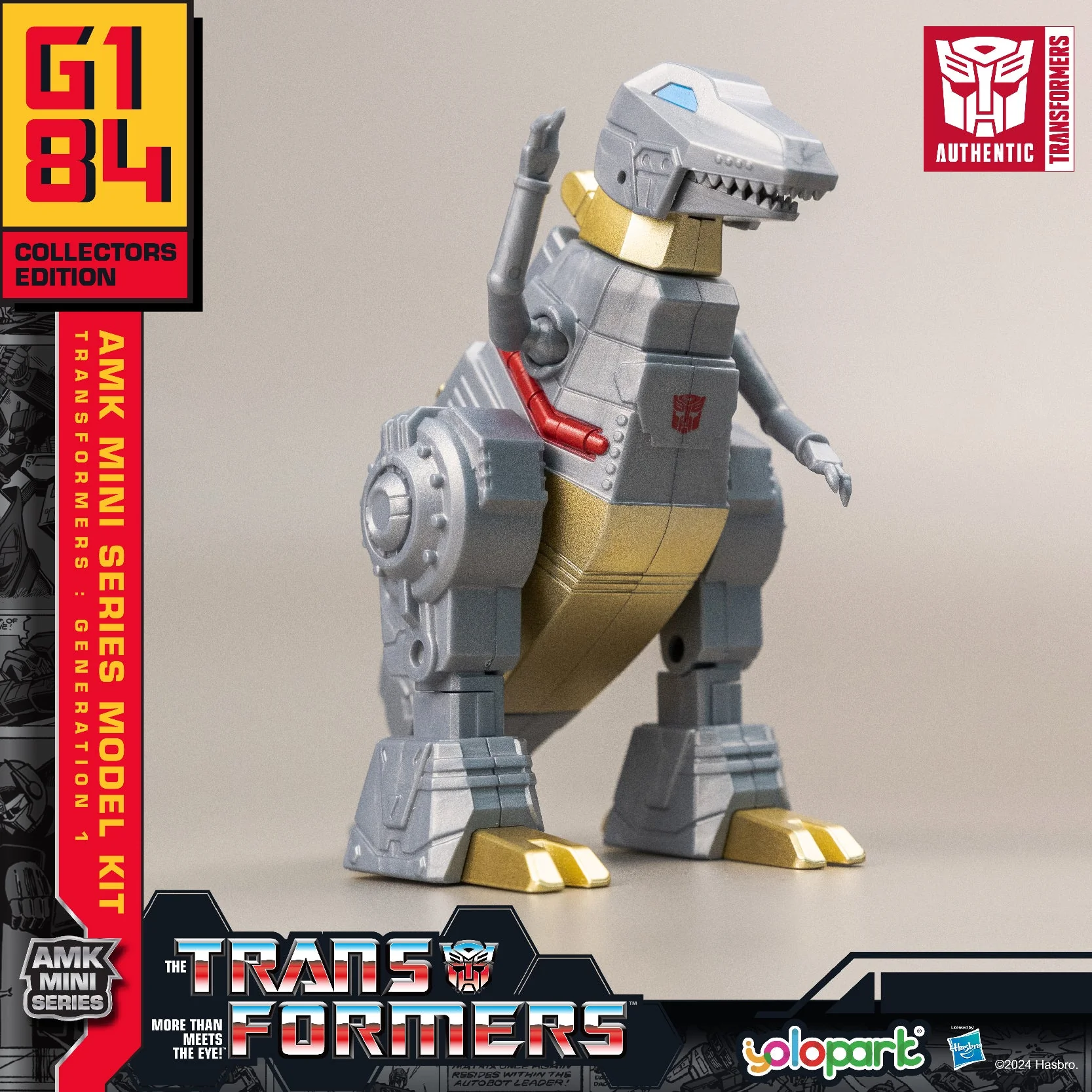 Yolopark AMK Mini G1 Grimlock - Signed by Gregg Berger - Image 5